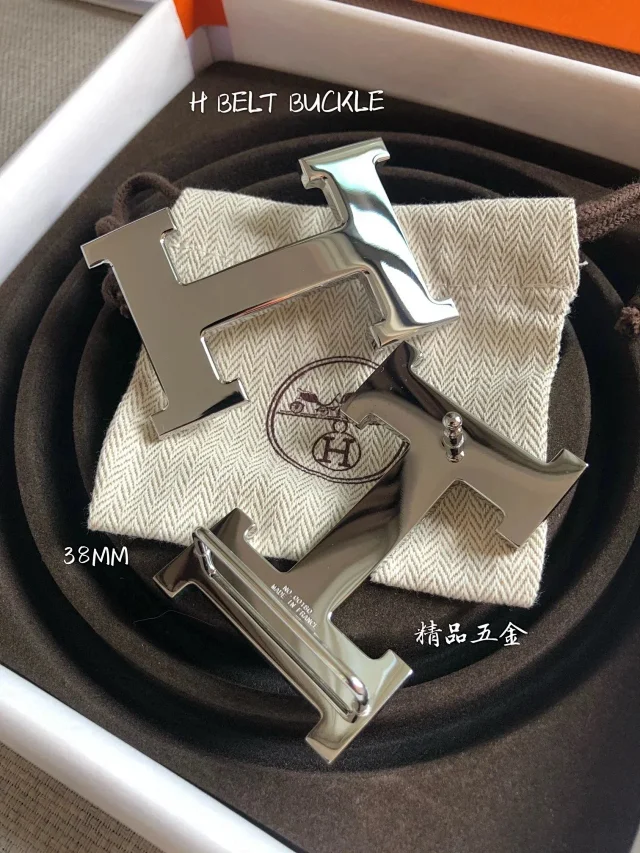 Hermès Belts 38 mm Reversible Leather H-Buckle Belt product detail image 8
