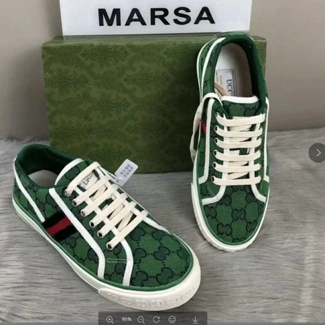 Gucci Sneakers Low-Top Canvas Web-Stripe product detail image 5