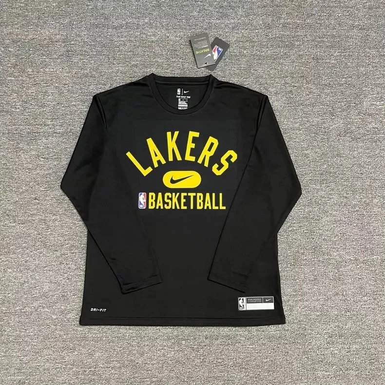Nike T-Shirts NBA basketball long-sleeve Dri-FIT T-shirt image 8