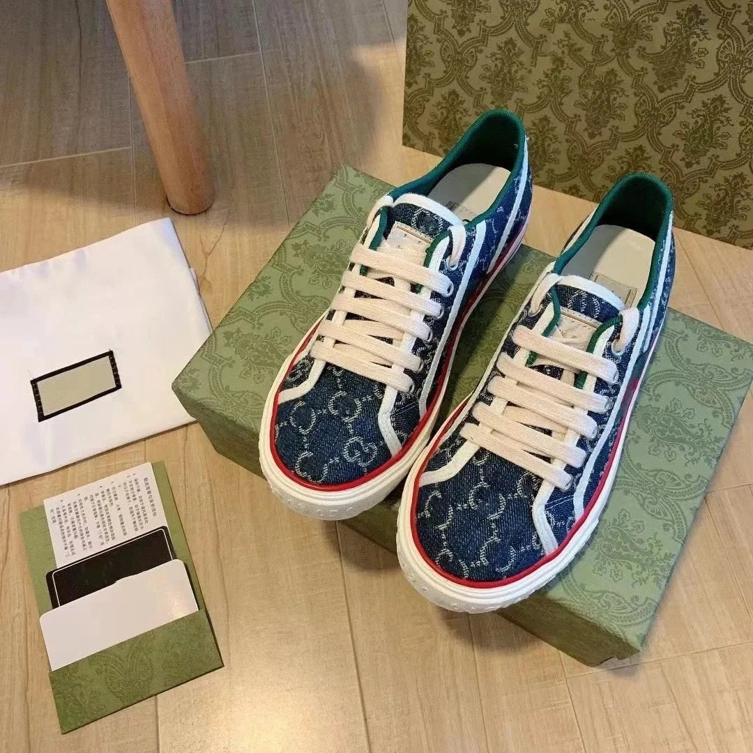 Gucci Sneakers Low-Top Canvas Web-Stripe image 5