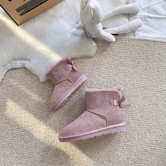 UGG Boots Bailey Bow fur-lined ankle — Twilight fan