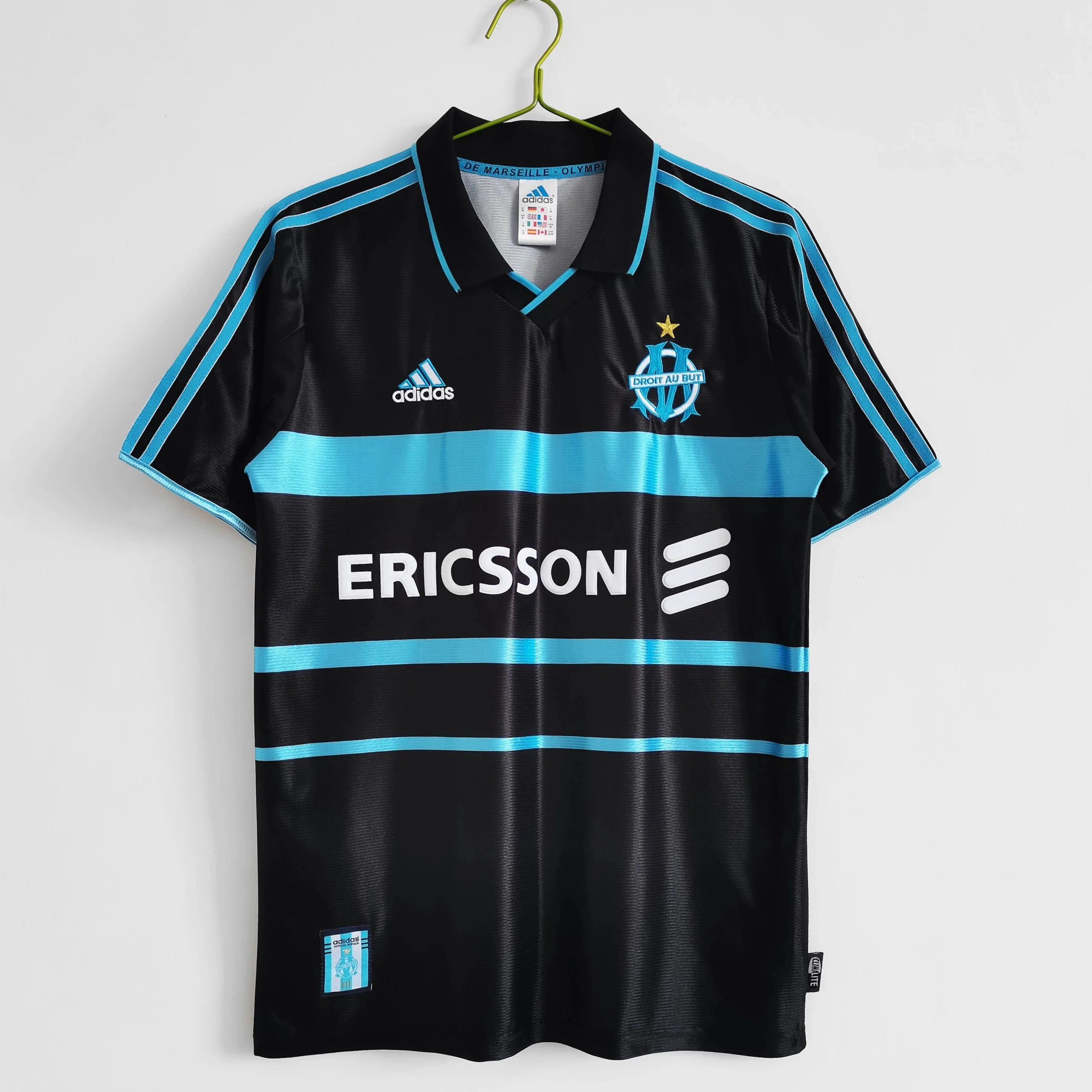Adidas Football Jerseys Olympique de Marseille retro jersey designs image 2