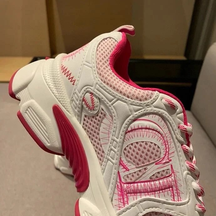 Dior Sneakers Mesh Lace-Up Chunky Sole image 5