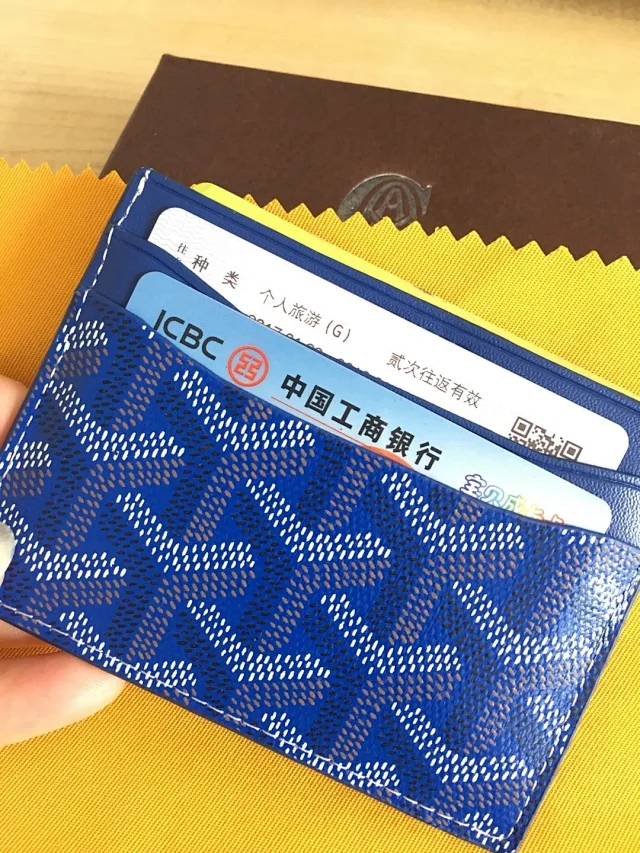 Goyard Wallets & Card Holders Chevron Canvas Holder product detail image 9