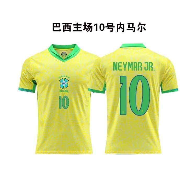 Adidas Football Jerseys Olympique de Marseille retro jersey designs — Brazil’s home kit featuring [No. 10 Neymar] with the logo