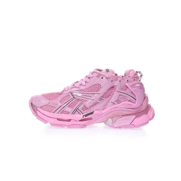 Balenciaga x Asics Runner Pink Chunky Sneakers - 1