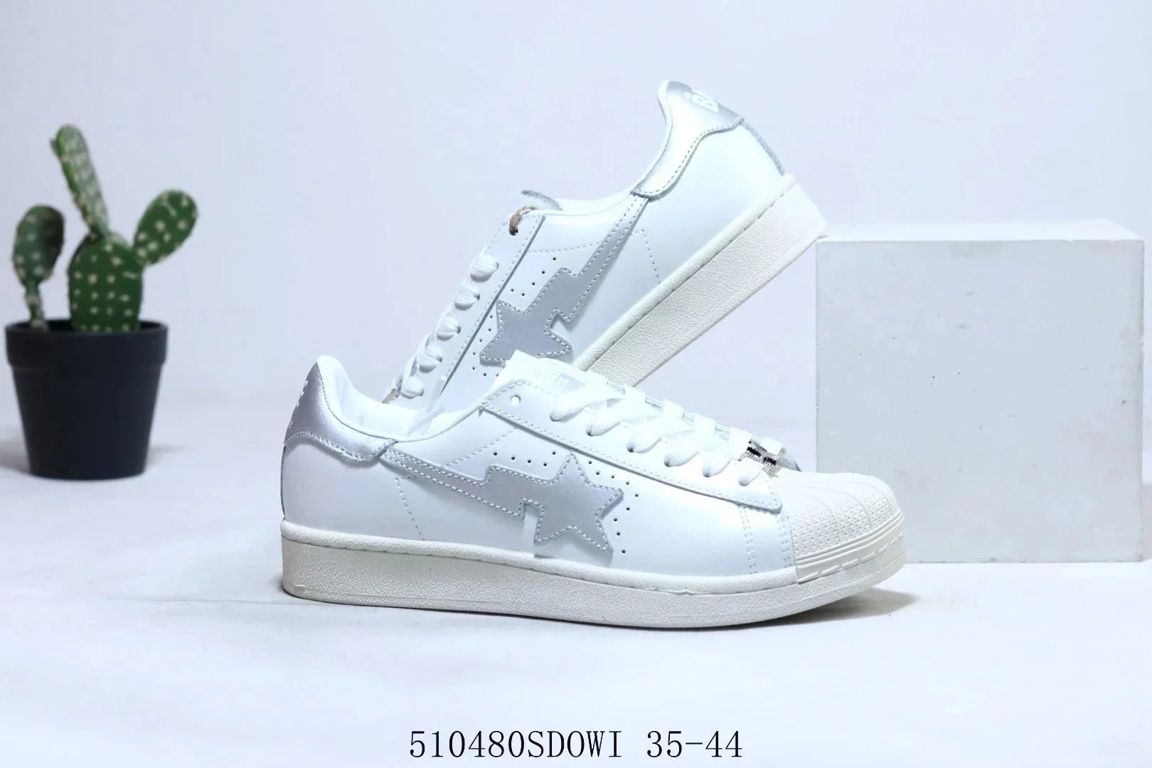 A BATHING APE Sneakers BAPE x adidas Superstar shell-toe low-top image 5