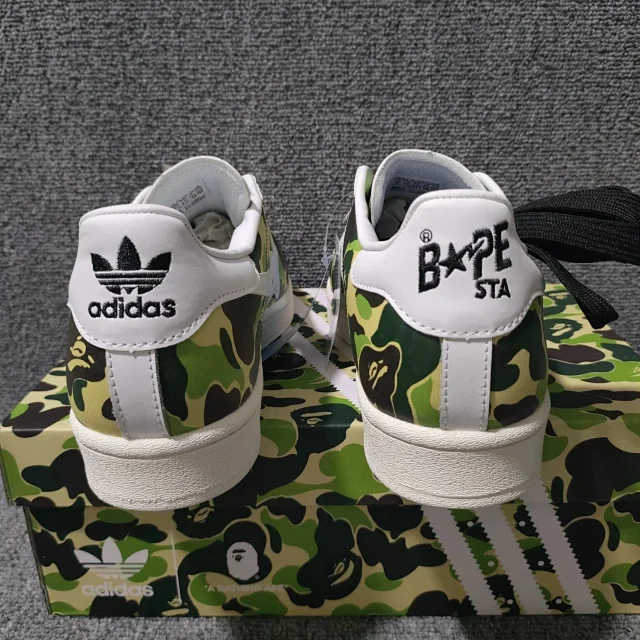 A BATHING APE Sneakers BAPE x adidas Superstar shell-toe low-top product detail image 3