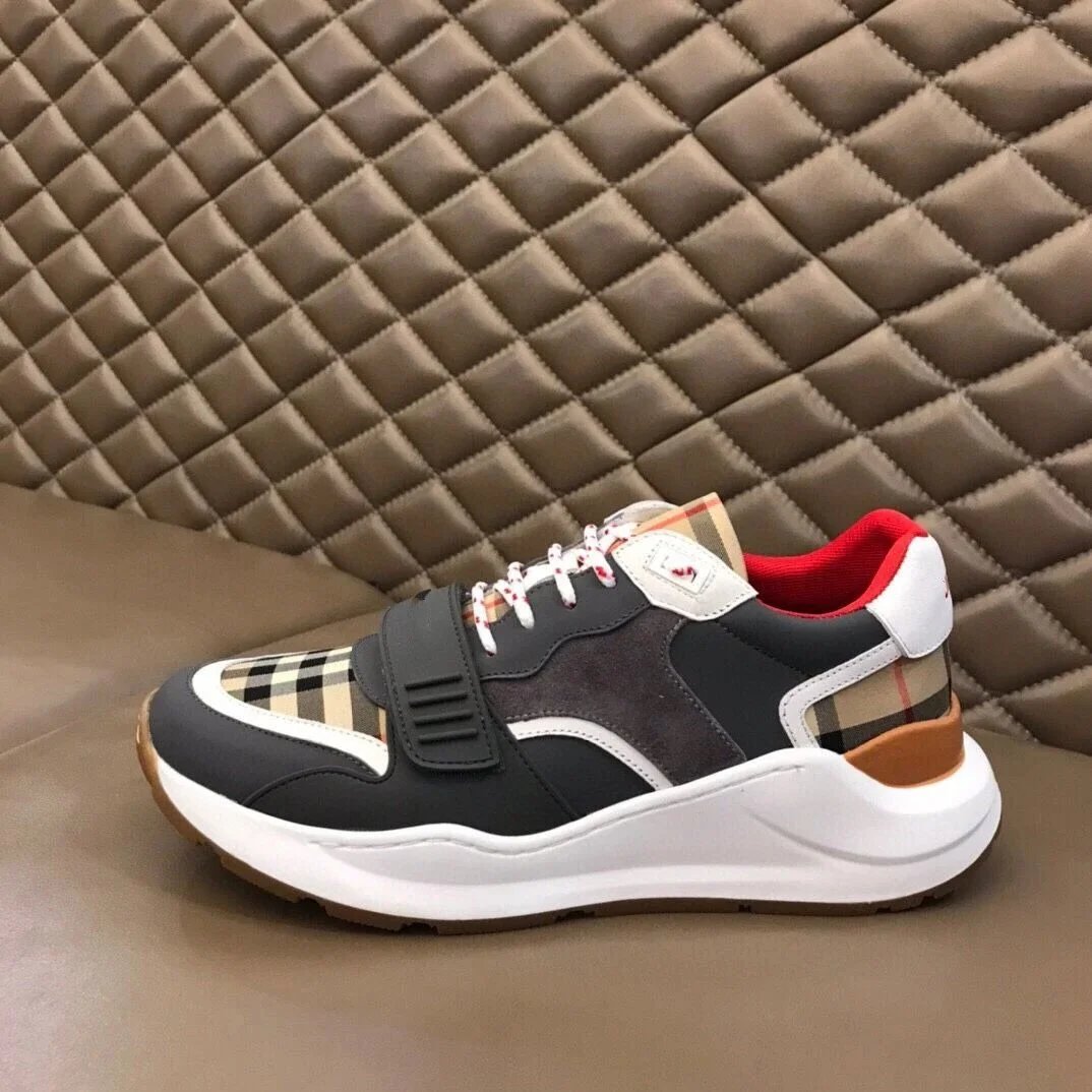 Burberry Sneakers Check-panel strap — Picture color 18