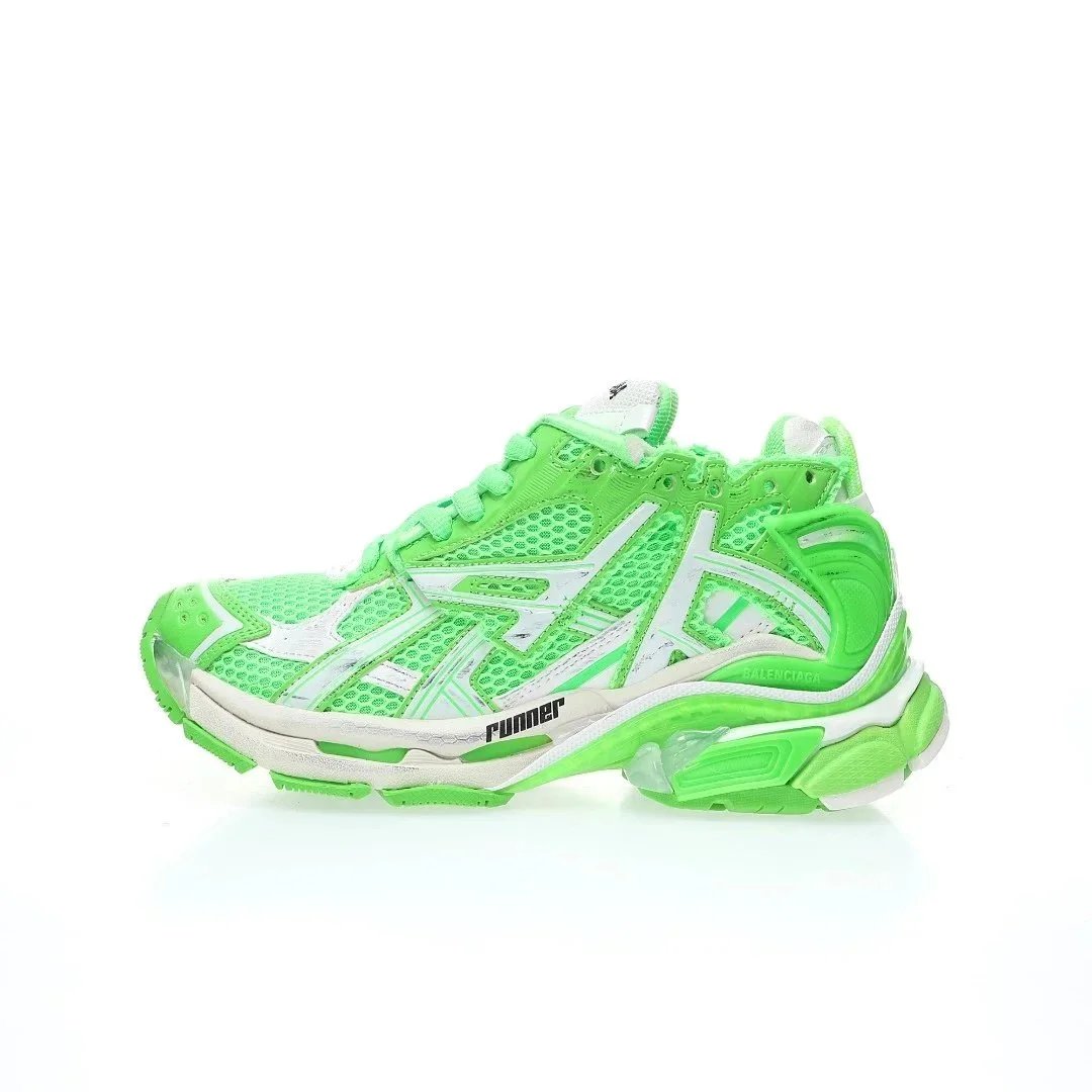 Balenciaga x Asics Runner Neon Green Running Shoes