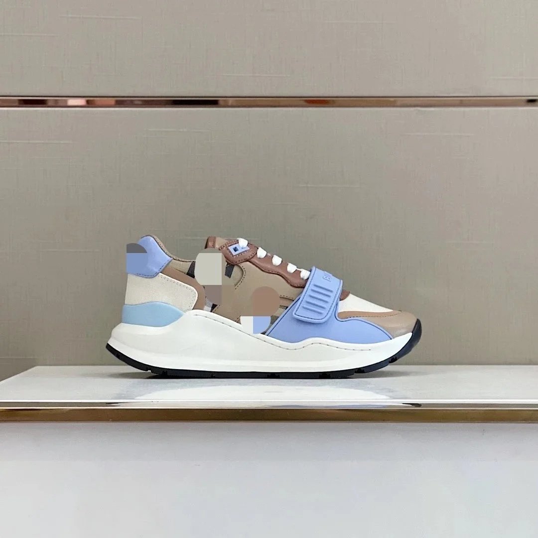 Burberry Sneakers Check-panel strap image 5