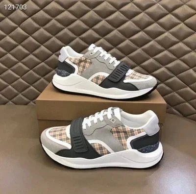 Burberry Sneakers Check-panel strap — Picture color 3