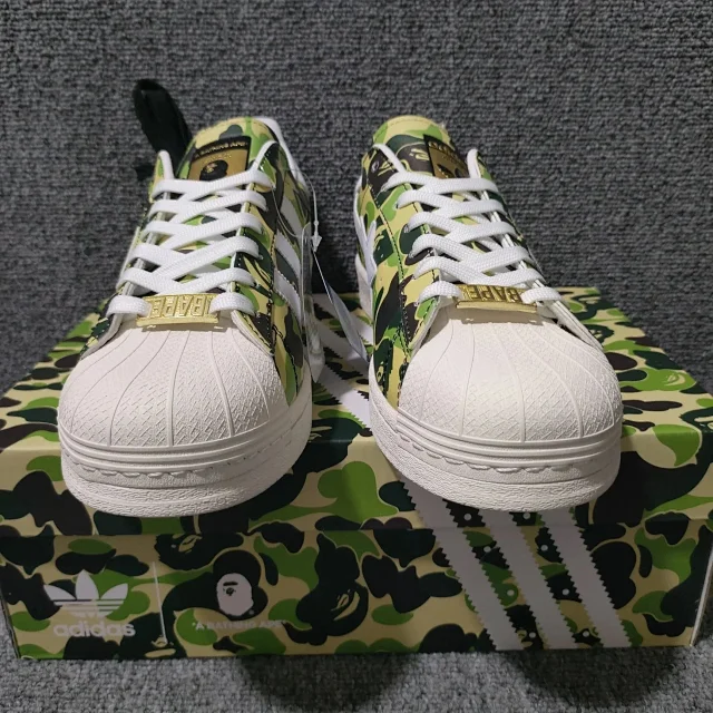 A BATHING APE Sneakers BAPE x adidas Superstar shell-toe low-top product detail image 2