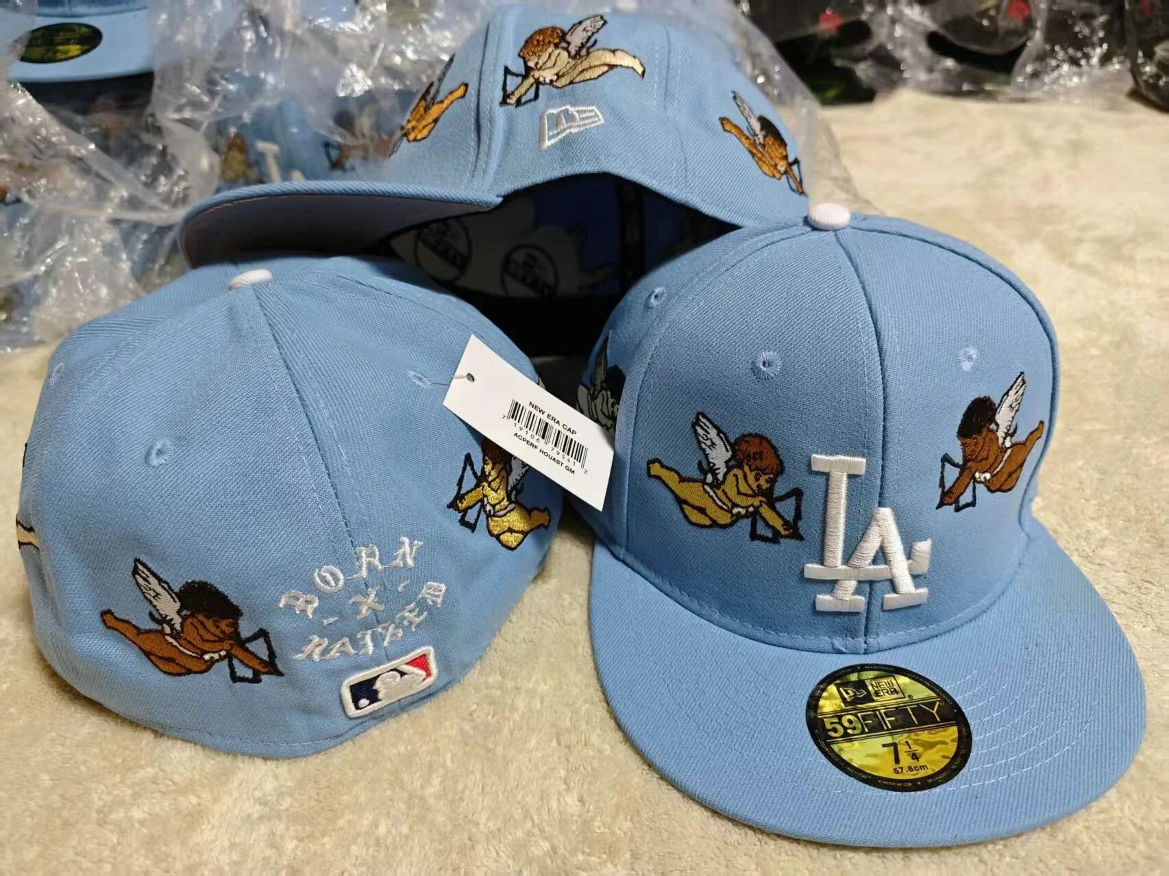 New Era Hats 59FIFTY fitted flat-brim baseball cap with Los Angeles Dodgers embroidery — Figure 15