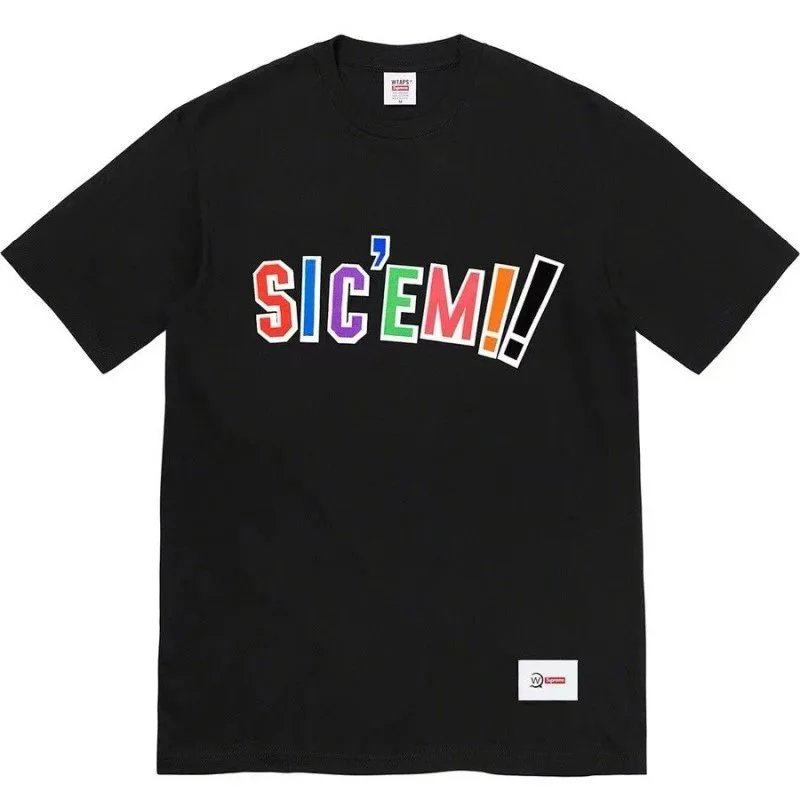 Supreme T-Shirts Box Logo Print — S014 Black
