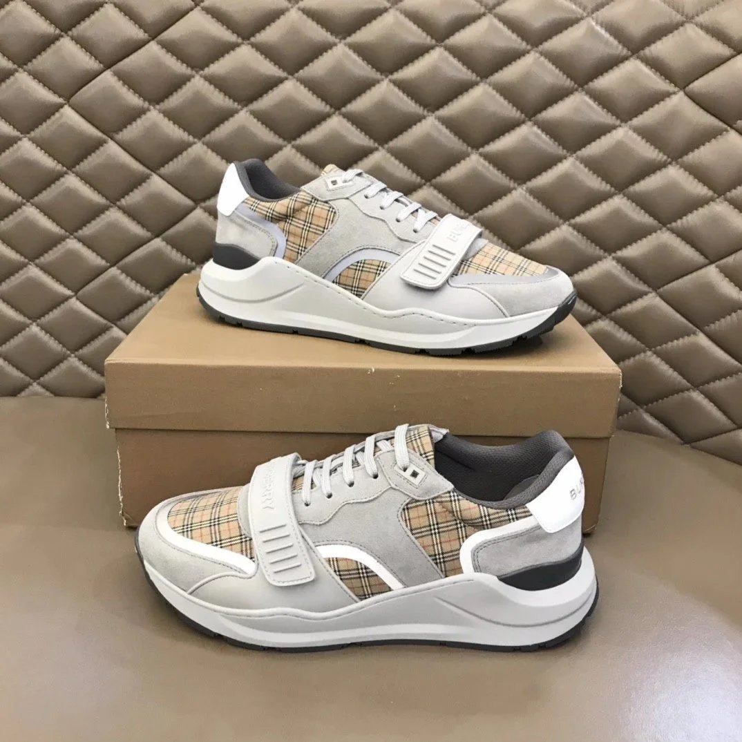 Burberry Sneakers Check-panel strap — Image color 23