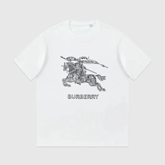 Burberry T-Shirts Short-sleeve crew-neck logo graphic product detail image 9