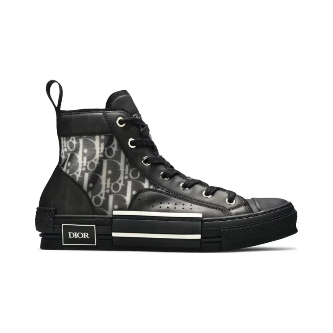 Dior Sneakers B23 High-Top — Dior Oblique Black