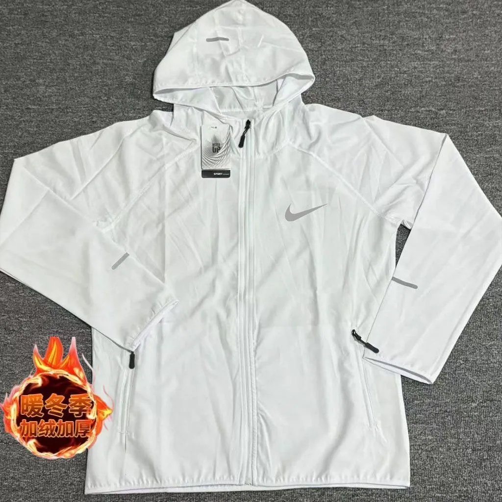 Nike Jackets Hooded reflective fleece-lined zip jacket image 2