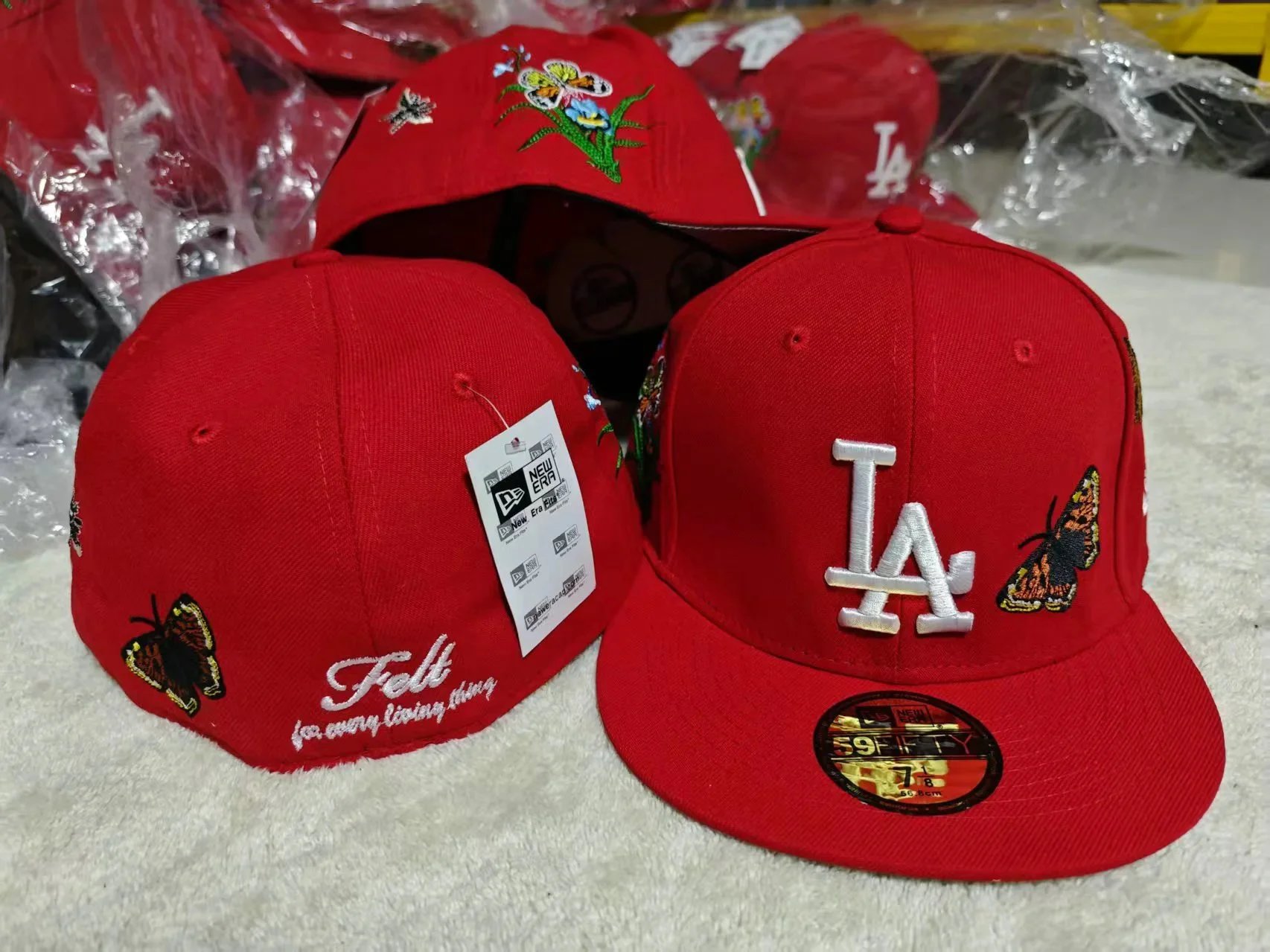 New Era Hats 59FIFTY fitted flat-brim baseball cap with Los Angeles Dodgers embroidery — Figure 16