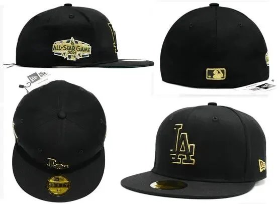 New Era Hats 59FIFTY fitted flat-brim baseball cap with Los Angeles Dodgers embroidery — Figure 30