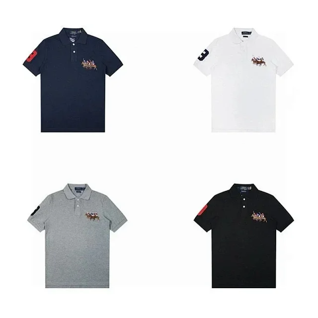 Polo Ralph Lauren Shirts Custom Slim Fit three-player embroidery product detail image 4