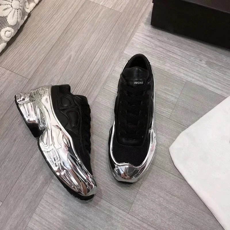 Raf Simons Sneakers Low-Top with Metallic Sculpted Sole image 6