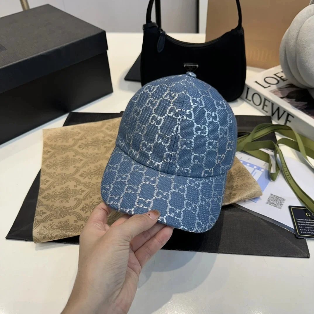 Gucci Hats GG Monogram Baseball Cap — 18