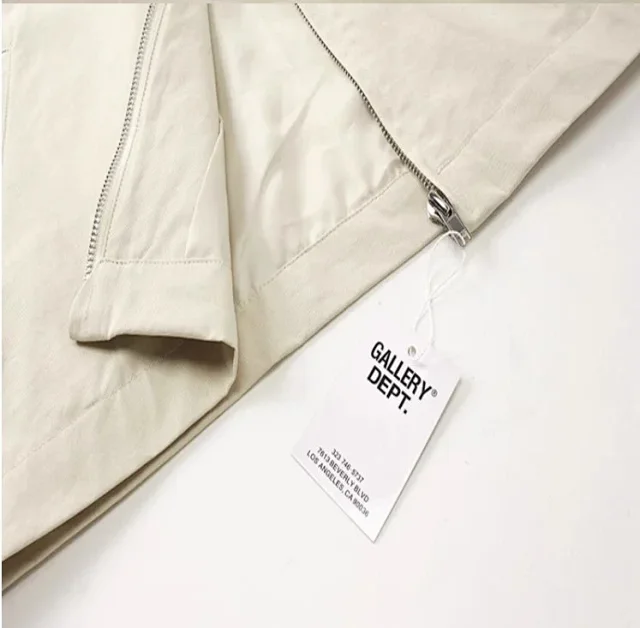 Gallery Dept. Jackets Logo-print zip-up coach jacket product detail image 10