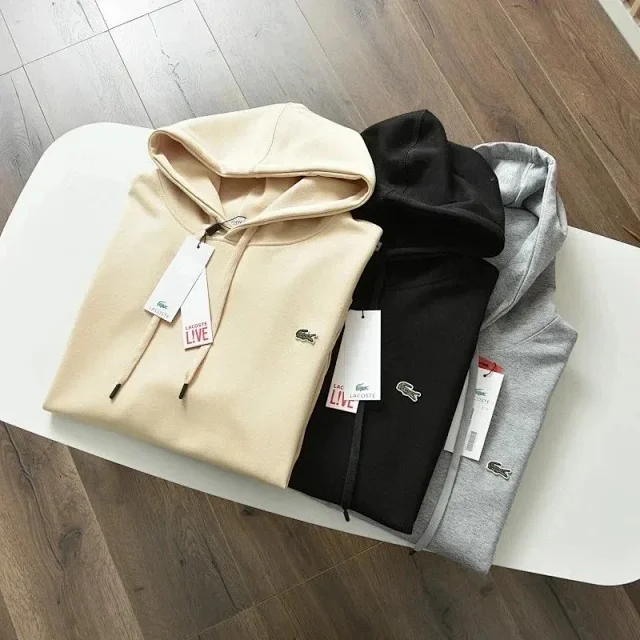 Lacoste Hoodies & Sweatshirts Crocodile Logo Pullover Hoodie product detail image 10