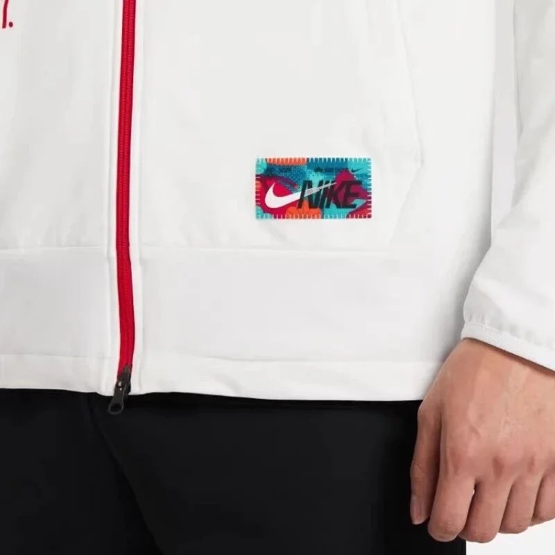 Nike Jackets Full-Zip Hooded Windbreaker Jacket with Just Do It Graphic image 12