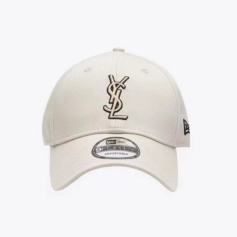 Saint Laurent Hats YSL Monogram Adjustable Baseball Cap — As shown in Figure 1