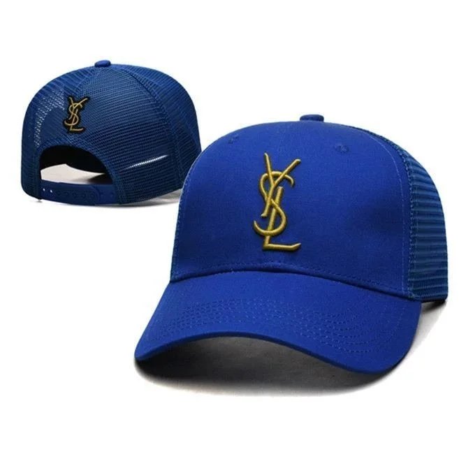 Saint Laurent Hats YSL Monogram Adjustable Baseball Cap — As shown in Figure 12, the mesh surface