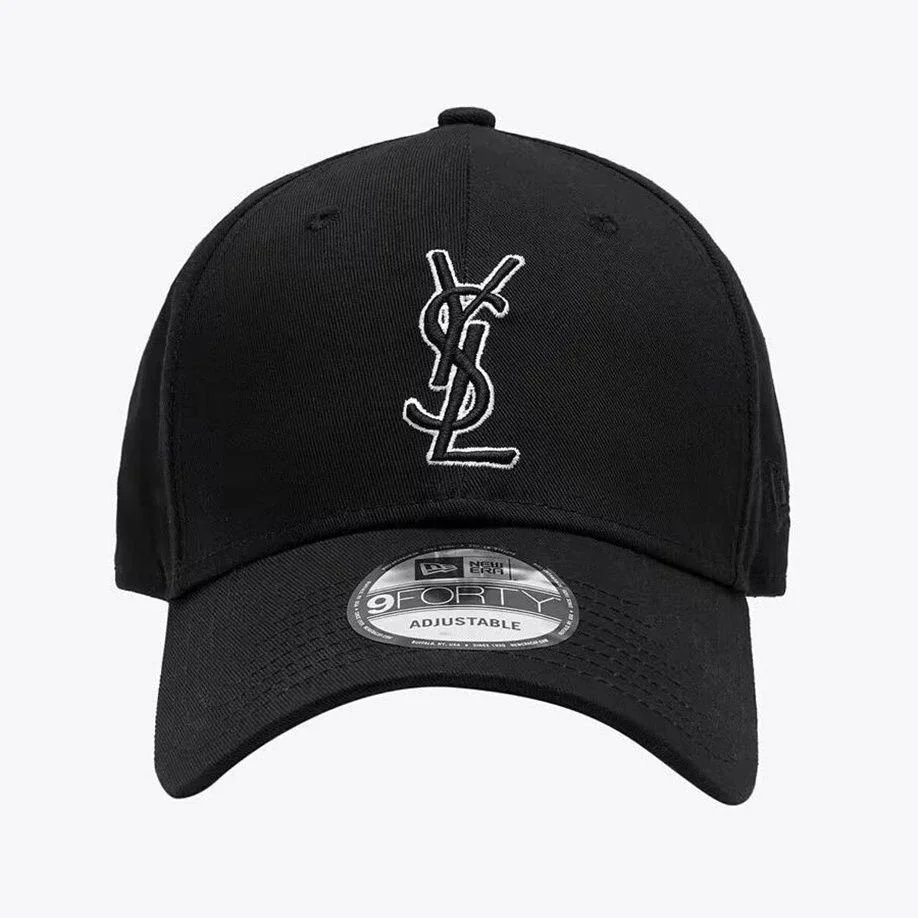 Saint Laurent Hats YSL Monogram Adjustable Baseball Cap — As shown in Figure 2