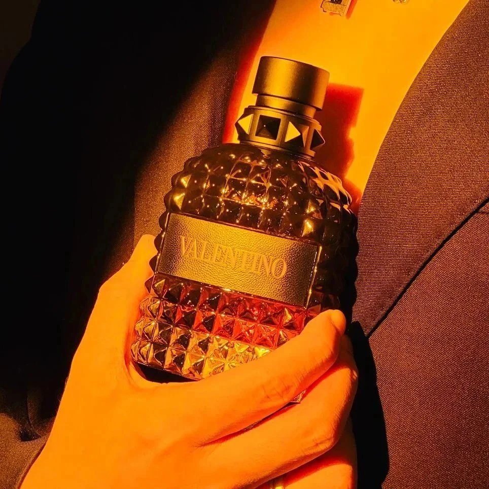 Valentino Perfume Studded Glass Bottle — Mr. Dark Night 100ml