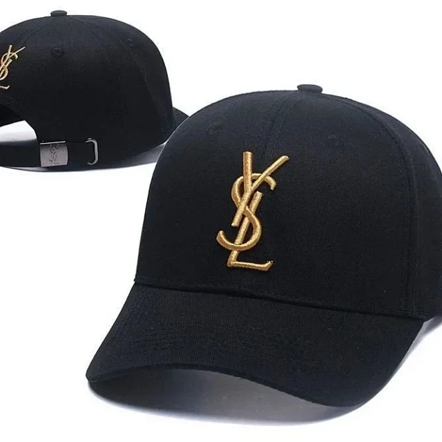 Saint Laurent Hats YSL Monogram Adjustable Baseball Cap product detail image 5
