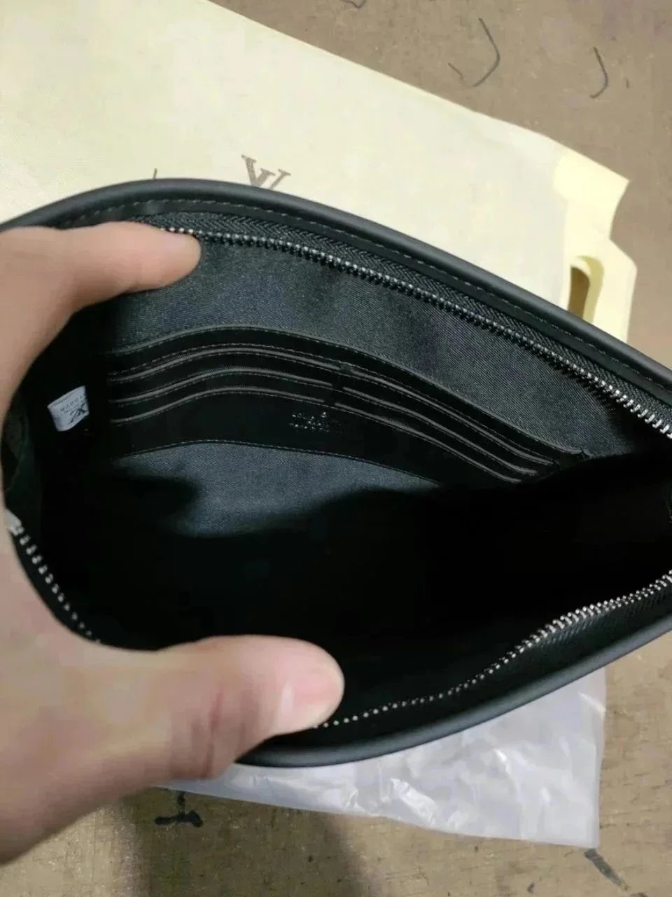 Louis Vuitton Handbags Monogram embossed zip clutch pouch image 5