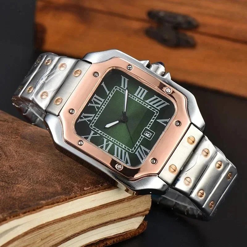Cartier Watches Santos de square Roman-numeral watch — 20