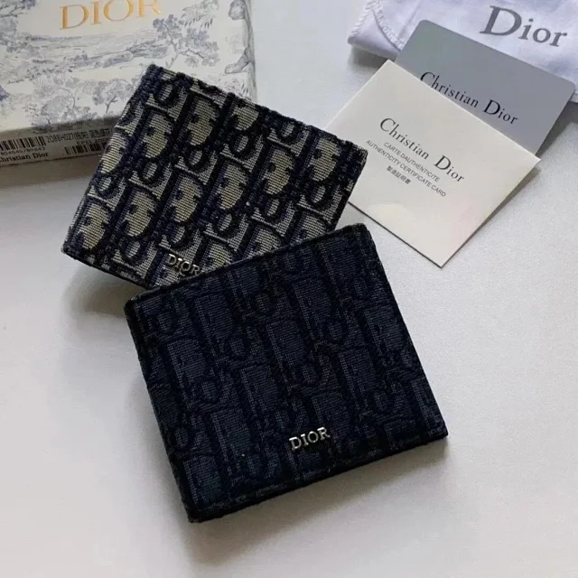 Dior Wallets & Card Holders Oblique canvas wallet product detail image 1