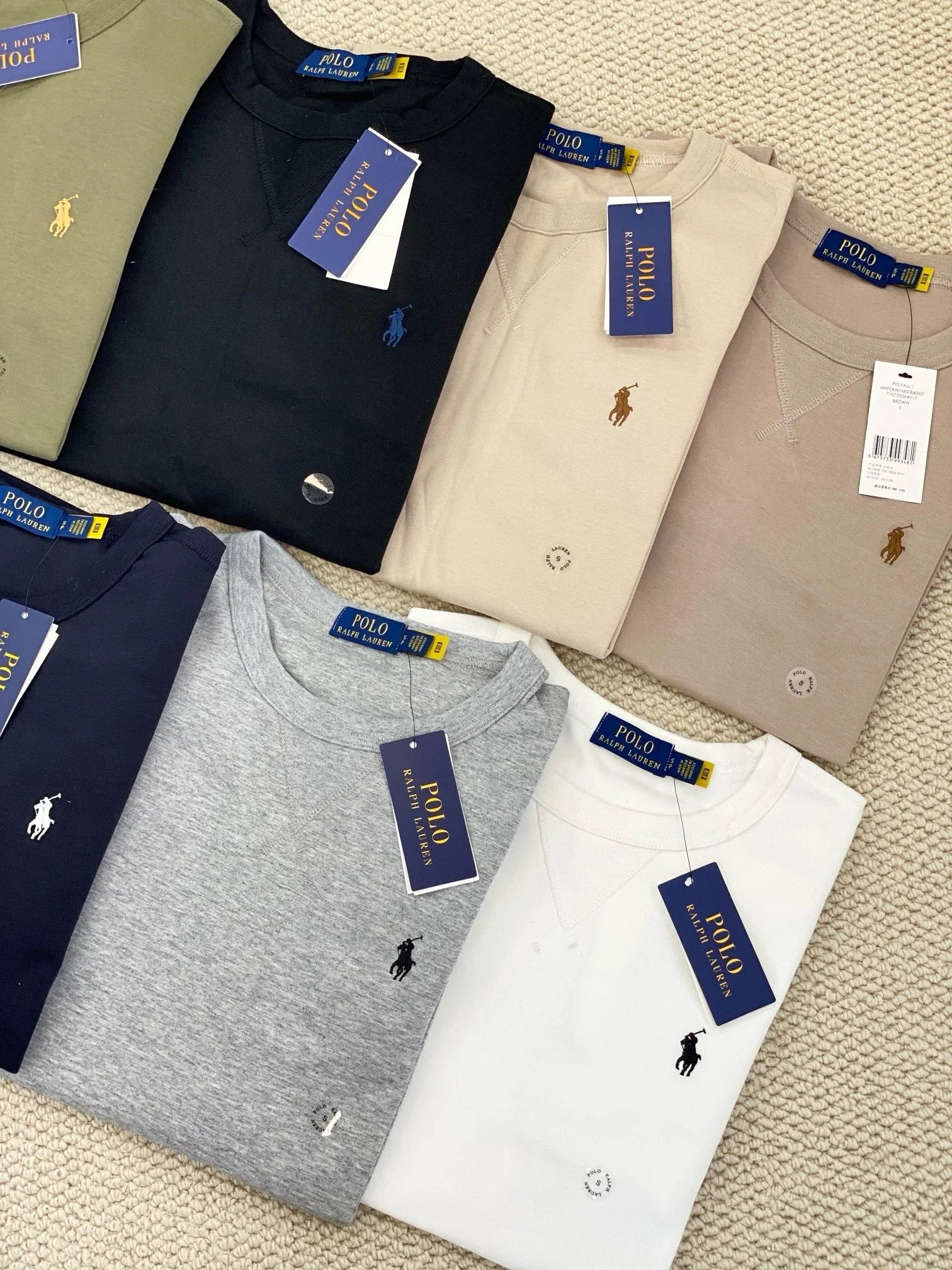 RL Basic round neck sweatshirt for men and women圆领卫衣A 7