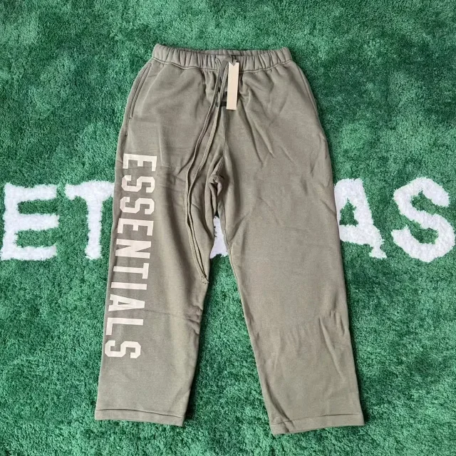 Fear of God Essentials Trousers Wide-Leg Drawstring with Vertical Leg Print product detail image 4