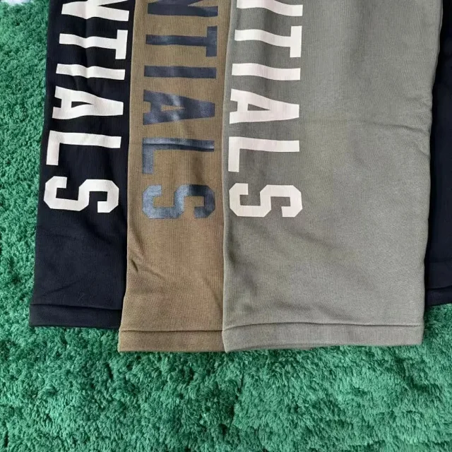Fear of God Essentials Trousers Wide-Leg Drawstring with Vertical Leg Print product detail image 10