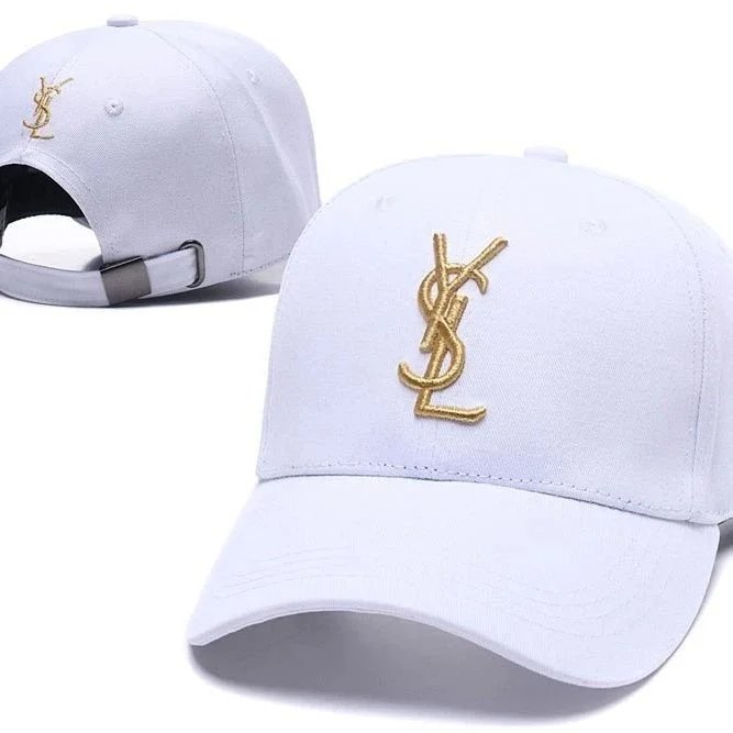 Saint Laurent Hats YSL Monogram Adjustable Baseball Cap — As shown in Figure 3