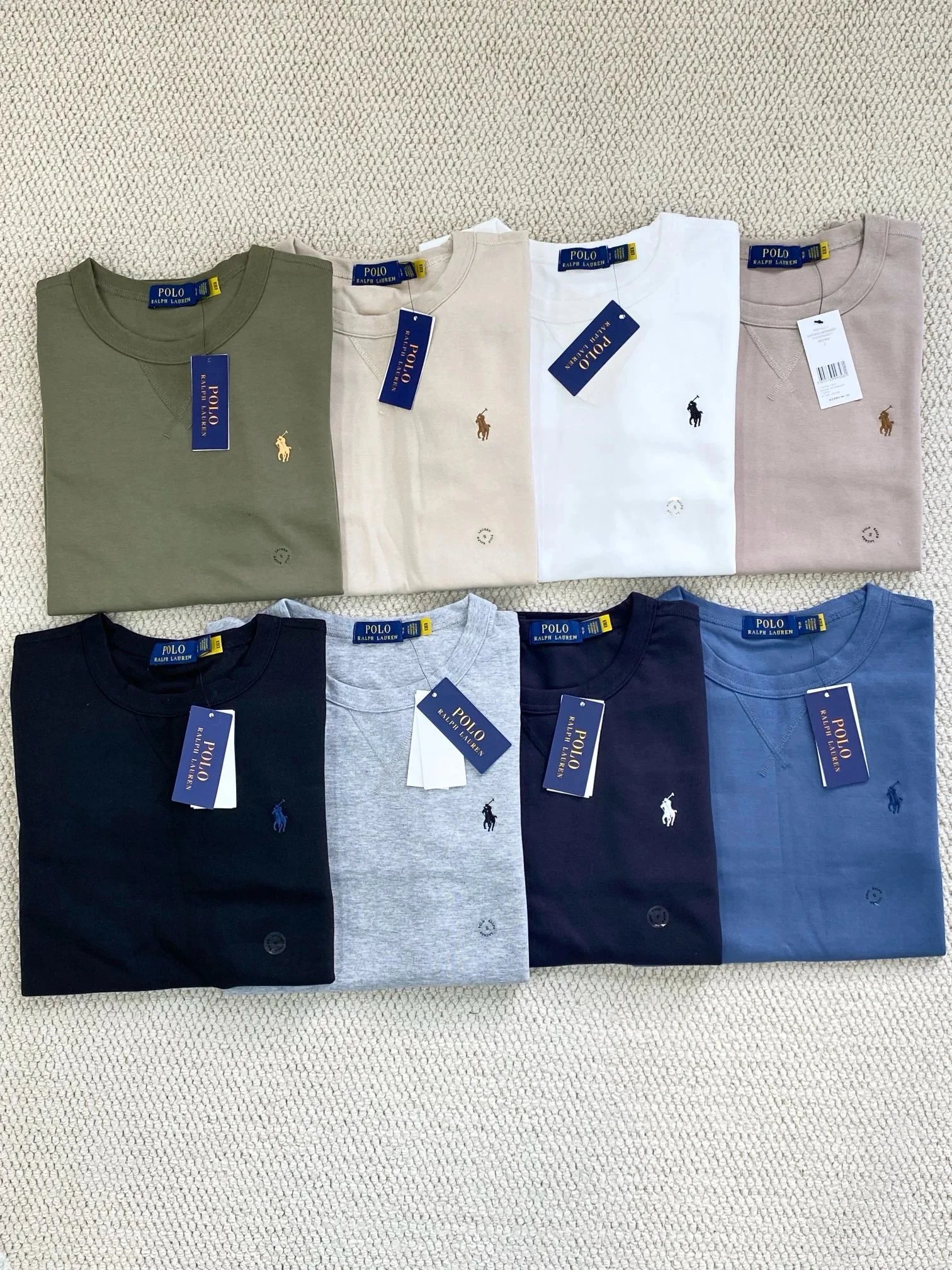 RL Basic round neck sweatshirt for men and women圆领卫衣A 4