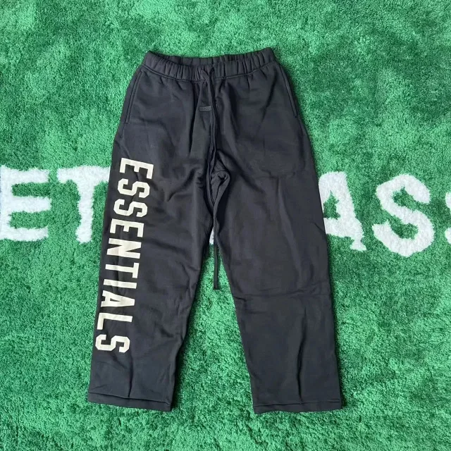 Fear of God Essentials Trousers Wide-Leg Drawstring with Vertical Leg Print product detail image 2