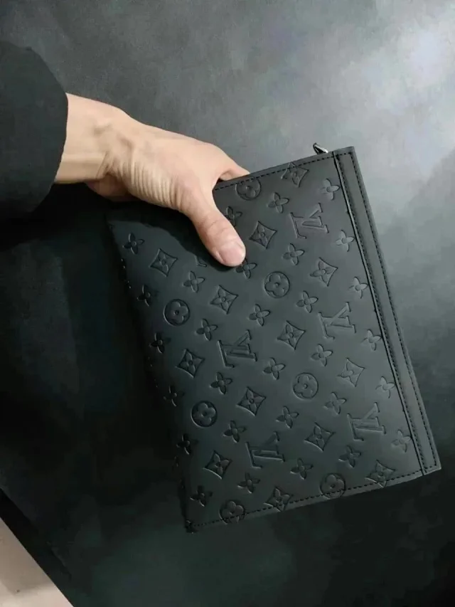 Louis Vuitton Handbags Monogram embossed zip clutch pouch product detail image 1