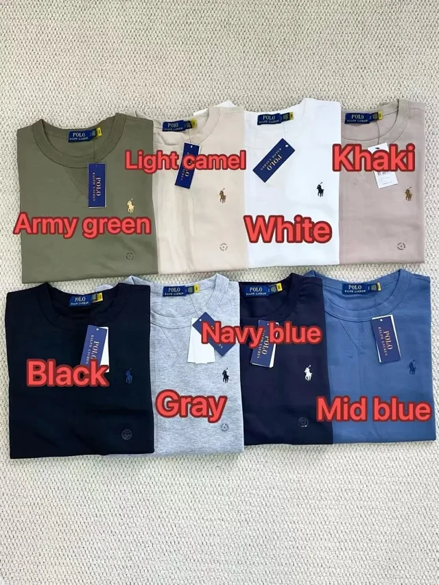 Ralph Lauren Hoodies & Sweatshirts Crewneck Sweatshirt with Embroidered Pony Logo product detail image 3