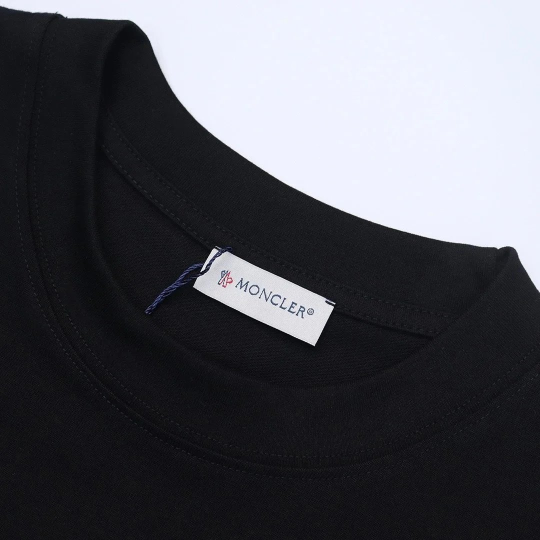 Moncler T-Shirts Logo-Print Crewneck T-Shirt image 5