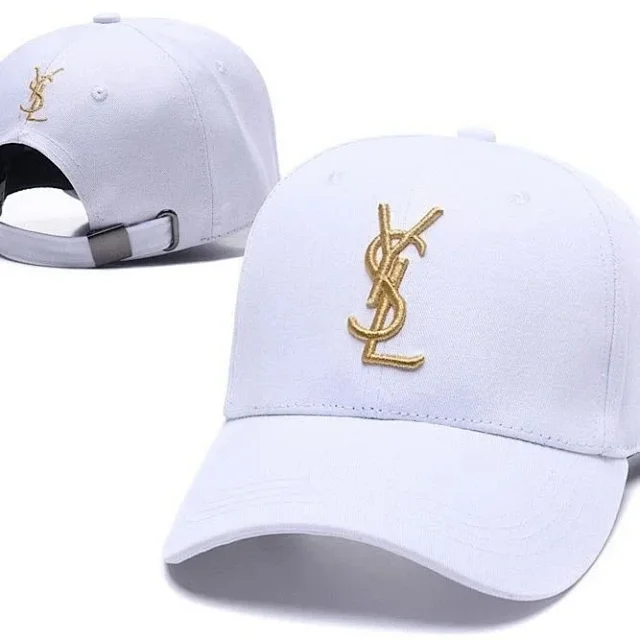 Saint Laurent Hats YSL Monogram Adjustable Baseball Cap product detail image 6