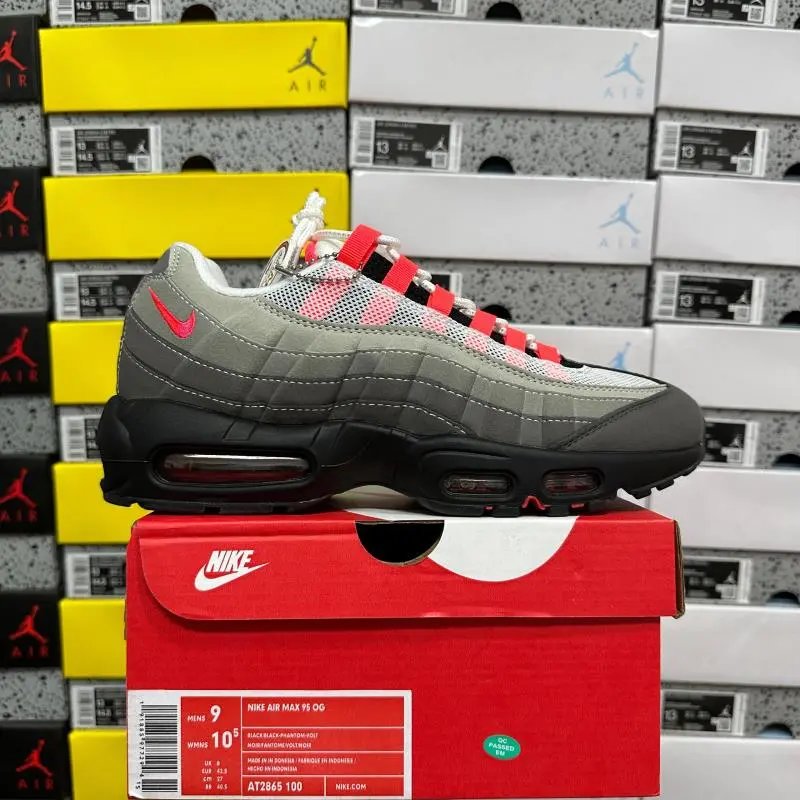 Grey with Red Swoosh AT2865-100